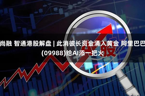 尚融 智通港股解盘 | 此消彼长资金涌入黄金 阿里巴巴(09988)给AI添一把火
